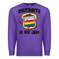 Purple diversity is my jam Premium Sweatshirt - MaliasSmallBusiness