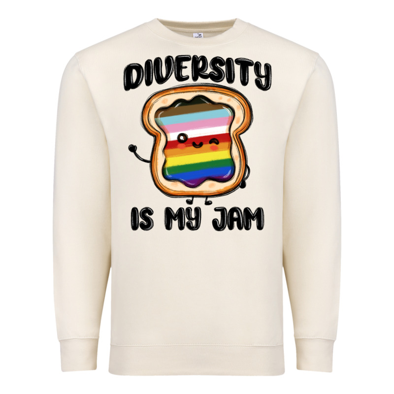 Diversity Is My Jam Premium Sweatshirt by MaliasSmallBusiness | Teevron