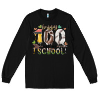 Black happy 100 day of school american football baseball Long Sleeve Tee - RacoonDesign