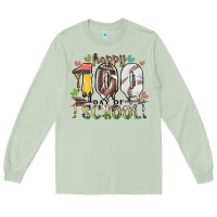 Matcha happy 100 day of school american football baseball Long Sleeve Tee - RacoonDesign