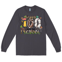 Smoke happy 100 day of school american football baseball Long Sleeve Tee - RacoonDesign