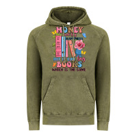 Vintage Olive money can't buy happiness but it can buy books whi Vintage Hoodie - JahusDesignShop