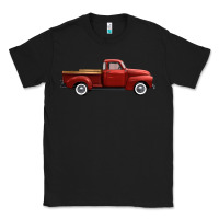 Black western red truck right side view Classic Tee - FaDigitalArtStudio