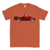 Copper western red truck right side view Classic Tee - FaDigitalArtStudio