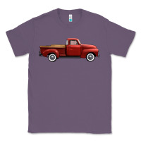 Lavender western red truck right side view Classic Tee - FaDigitalArtStudio