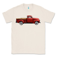 Natural western red truck right side view Classic Tee - FaDigitalArtStudio