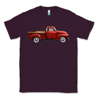 Plum western red truck right side view Classic Tee - FaDigitalArtStudio