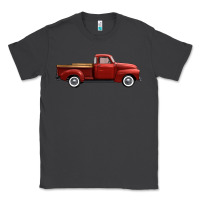 Smoke western red truck right side view Classic Tee - FaDigitalArtStudio