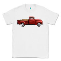 White western red truck right side view Classic Tee - FaDigitalArtStudio