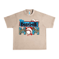 French Oak baseball mom with leopard Urban Heavy Tee - Zillion Design Studio