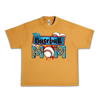 Peanut Butter baseball mom with leopard Urban Heavy Tee - Zillion Design Studio