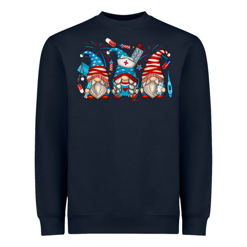 American Nurse Gnomes Heavyweight Sweatshirt by Zillion Design Studio | Teevron