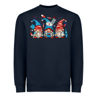 Navy american nurse gnomes Heavyweight Sweatshirt - Zillion Design Studio