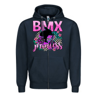 Navy bmx princess Zipper Hoodie - AdoDesignShop
