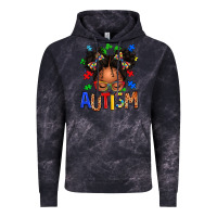 Cloud Black autism afro girl Vintage Hoodie - texasbilliewilder