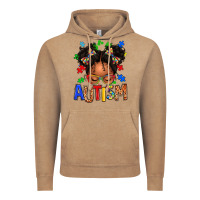 Vintage Coffee autism afro girl Vintage Hoodie - texasbilliewilder