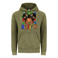 Vintage Olive autism afro girl Vintage Hoodie - texasbilliewilder