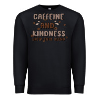 Black caffeine & kindness Premium Sweatshirt - MaliasSmallBusiness