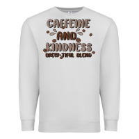 Dove Grey caffeine & kindness Premium Sweatshirt - MaliasSmallBusiness