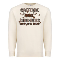 Sandshell caffeine & kindness Premium Sweatshirt - MaliasSmallBusiness