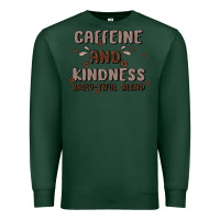 Sports Green caffeine & kindness Premium Sweatshirt - MaliasSmallBusiness