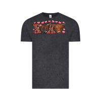 Vintage Black xoxo highland cows Vintage Tee - RanaPortraitStore