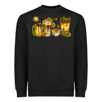Black sunflower coffee cups Heavyweight Sweatshirt - texasbilliewilder