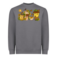 Storm sunflower coffee cups Heavyweight Sweatshirt - texasbilliewilder