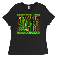 Black shamrock bomb cant pinch this Ladies Tee - AdoDesignShop