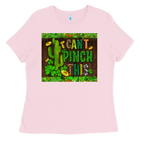 Bubblegum Pink shamrock bomb cant pinch this Ladies Tee - AdoDesignShop