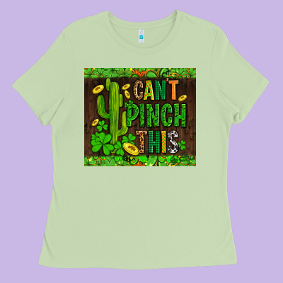 Shamrock Bomb Cant Pinch This Ladies Tee Designed By Adodesignshop