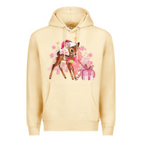 Pina Colada reindeer pink christmas Premium Hoodie - MaliasSmallBusiness
