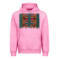 Fuchsia Pink sunflower serape brush stroke Urban Hoodie - Artiststas