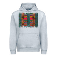 Heather Grey sunflower serape brush stroke Urban Hoodie - Artiststas
