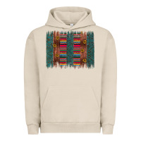 Pigment French Oak sunflower serape brush stroke Urban Hoodie - Artiststas