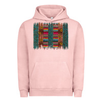 Pigment Salmon sunflower serape brush stroke Urban Hoodie - Artiststas