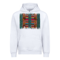 White sunflower serape brush stroke Urban Hoodie - Artiststas