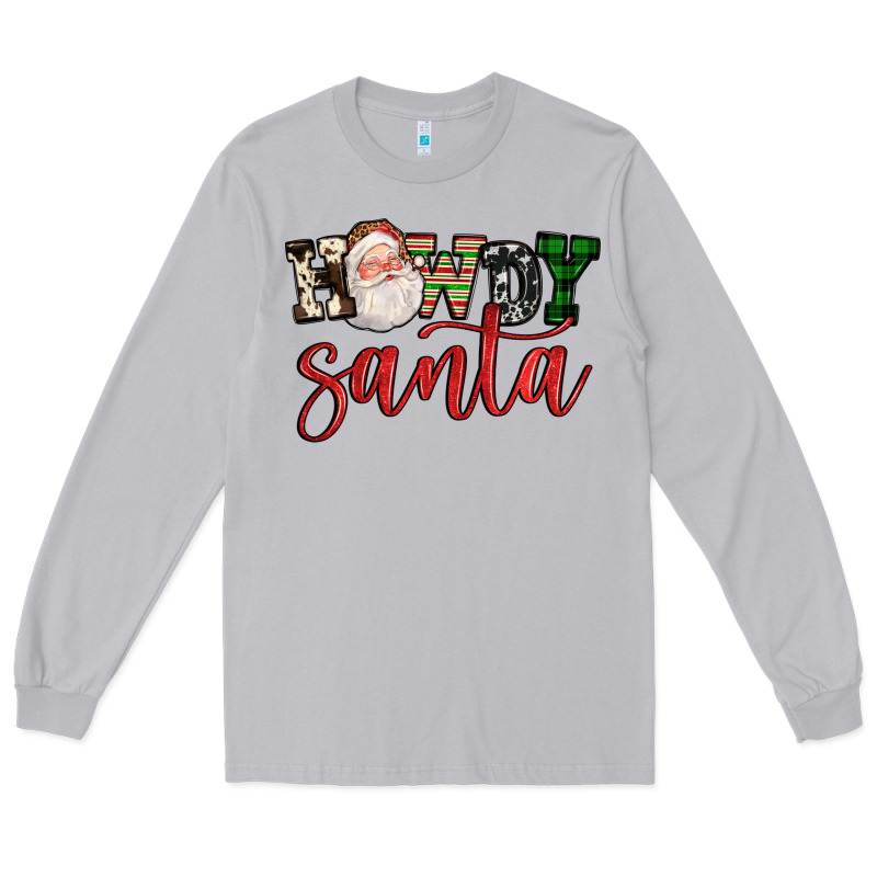 Howdy Santa Long Sleeve Tee by FaDigitalArtStudio | Teevron