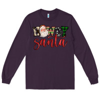 Plum howdy santa Long Sleeve Tee - FaDigitalArtStudio