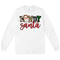 White howdy santa Long Sleeve Tee - FaDigitalArtStudio