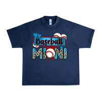 Navy baseball mini with leopard Urban Heavy Tee - Zillion Design Studio