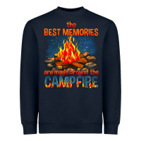Navy the best memories are made around the campfire Heavyweight Sweatshirt - texasbilliewilder