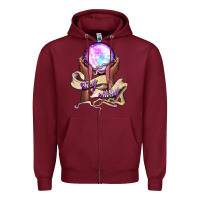 Burgundy stay witchy Zipper Hoodie - BundleAndBundleShop