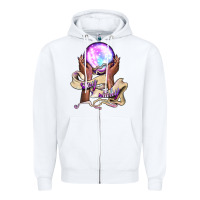White stay witchy Zipper Hoodie - BundleAndBundleShop