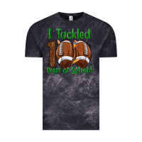 Cloud Black i tackled 100 days of school football Vintage Tee - texasbilliewilder