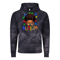 Cloud Black autism afro kid Vintage Hoodie - texasbilliewilder