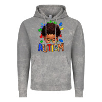 Cloud Rock autism afro kid Vintage Hoodie - texasbilliewilder