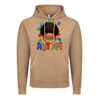 Vintage Coffee autism afro kid Vintage Hoodie - texasbilliewilder