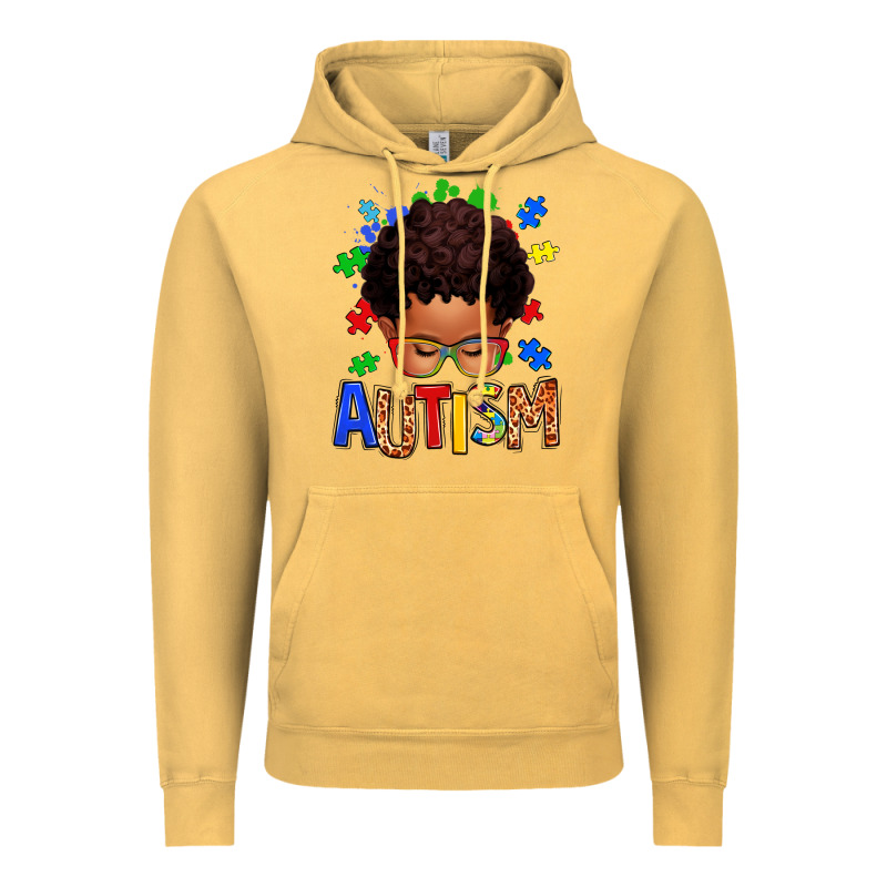 Autism Afro Kid Vintage Hoodie by texasbilliewilder | Teevron