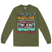 Army Green i am not old i am a classic sunflower floral casse Long Sleeve Tee - FaDigitalArtStudio